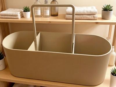 Pengilang Custom Heavy-Duty Metal Sink Organizer Multi-Purpose Storage Basket